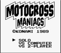 Motocross Maniacs, capture d'écran
